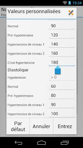 Pression artérielle - MyDiary screenshot 7