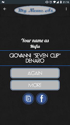 My Name As Mafia Mobster // Name Generator screenshot 2