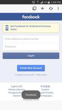 Browser for FB screenshot 1