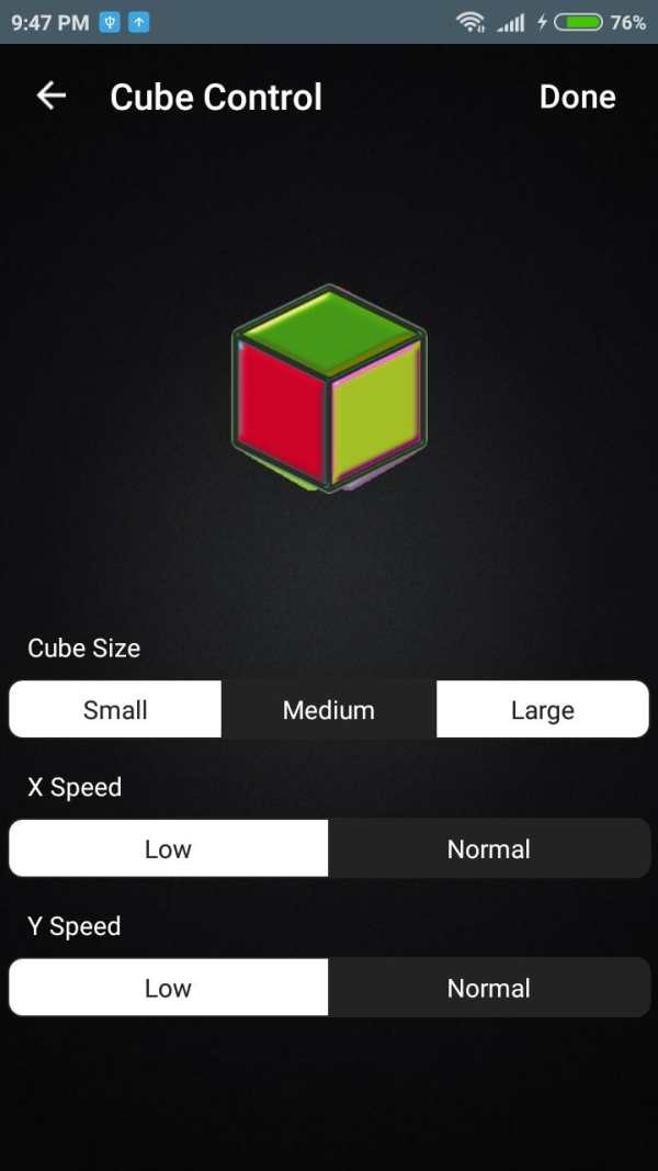 3D Cube Photo Live Wallpaper, 3d Cube Background screenshot 6