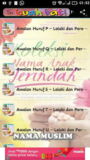 Nama-Nama Indah Buat Cahaya Mata screenshot 8