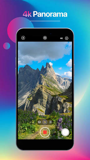 Camera 4K Phone 15, Selfie 360 screenshot 5
