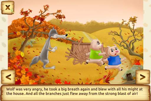 Three Little Pigs - Fairy Tale with Games screenshot 4
