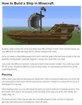Builder idea for minecraft pe screenshot 2