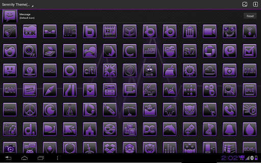 Serenity Launcher Theme Purple screenshot 20