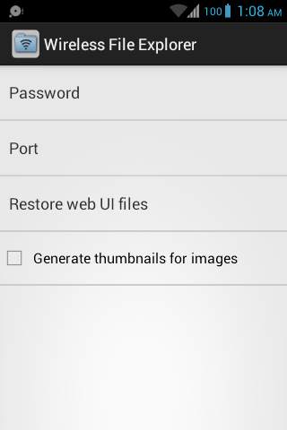Wireless File Explorer 3 تصوير الشاشة