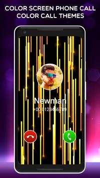 Color Screen Phone Call - Color Call Themes screenshot 1