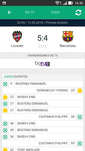 Futbol en TV screenshot 4