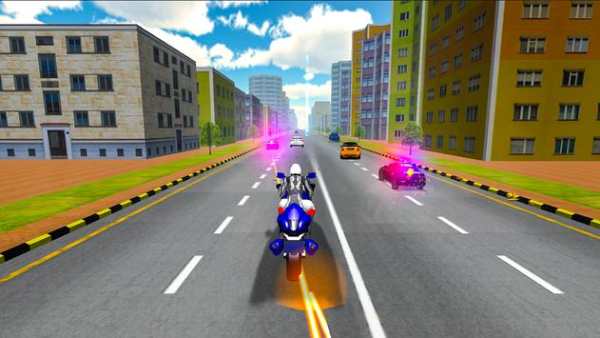 Bicicleta Policía Persecución screenshot 2