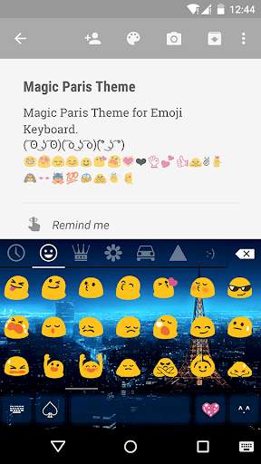 Magic Paris Emoji Keyboard screenshot 2