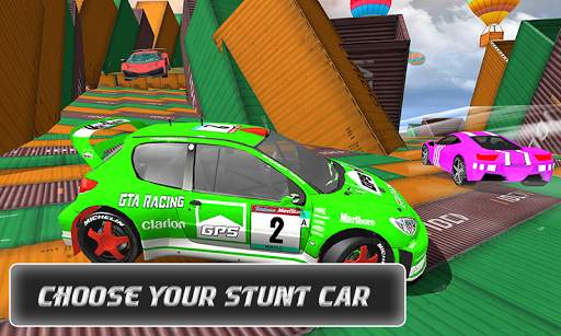Impossible Car Stunts Racing : Crazy Car Stunts 3D screenshot 4