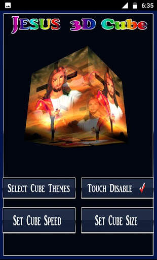 Jesus 3D Cube HD Live wallpaper screenshot 4