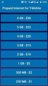 Prepaid Internet for T-Mobile screenshot 3