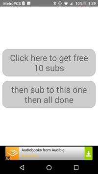 Free YouTube Subs screenshot 2
