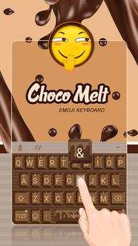 Choco Melt Theme&Emoji Keyboard 3 تصوير الشاشة