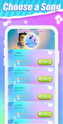 Bad Bunny On Piano Tiles 2020 screenshot 1