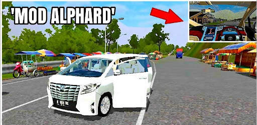 Mod Bussid Mobil Alphard Ceper screenshot 3