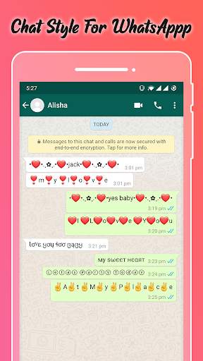 Chat Style For WhatsApp : Cool Font & Stylish Text screenshot 2