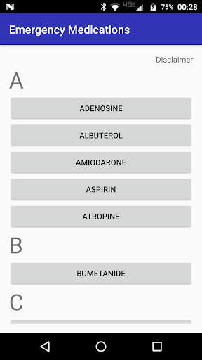 Emergency Medication Reference screenshot 1