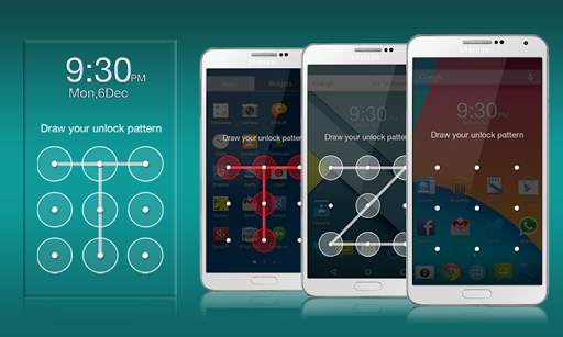Transparent Pattern Lock screenshot 1
