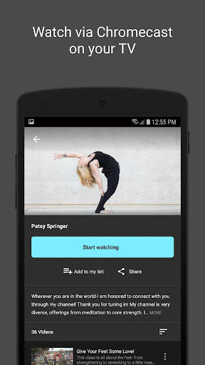 Black Swan Yoga TV screenshot 5