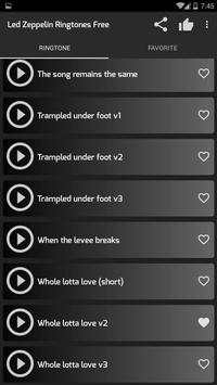 Led Zeppelin Ringtones Free 5 تصوير الشاشة