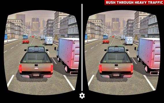 VR crazy car traffic racing screenshot 2