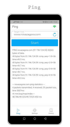 Ping screenshot 1