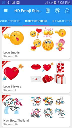 HD Emoji Stickers for all Messengers screenshot 20