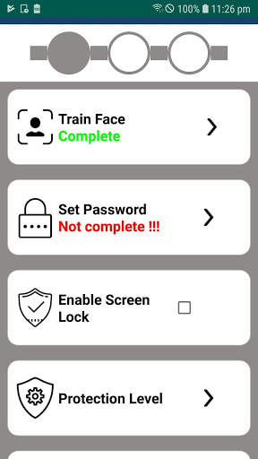 Face Lock App 1 تصوير الشاشة