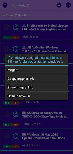 uTorrent-1337x Torrent Search screenshot 5
