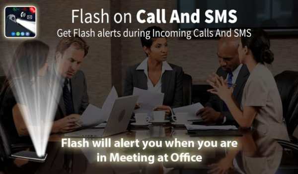 Flash on call and sms: Flashlight alert on call screenshot 2