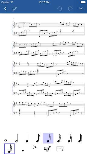Notation Pad - Sheet Music Sco screenshot 2