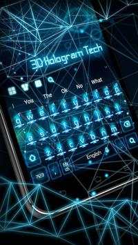 3D Hologram Tech Keyboard 1 تصوير الشاشة