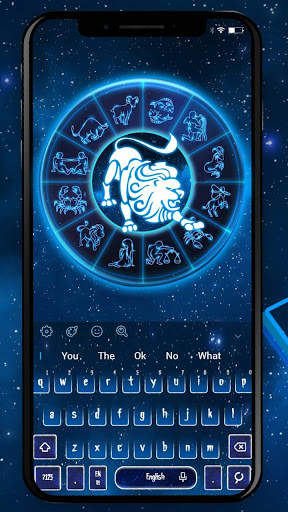 Leo Horoscope Keyboard Theme screenshot 1