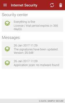 GData MEA Internet Security for Mobile screenshot 1