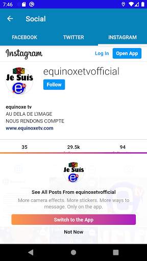 EQUINOXE TV - CHROMECAST screenshot 5