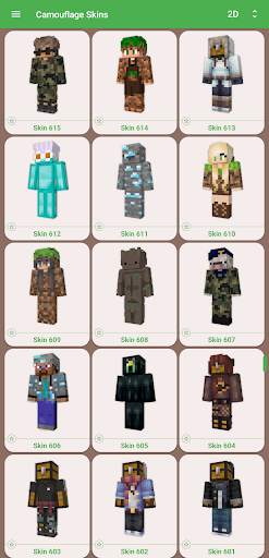 Camouflage Skins for Minecraft screenshot 14