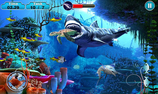 Super Monster Blue Whale Shark Game screenshot 7