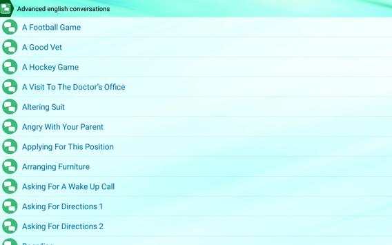 Advanced English conversations screenshot 2