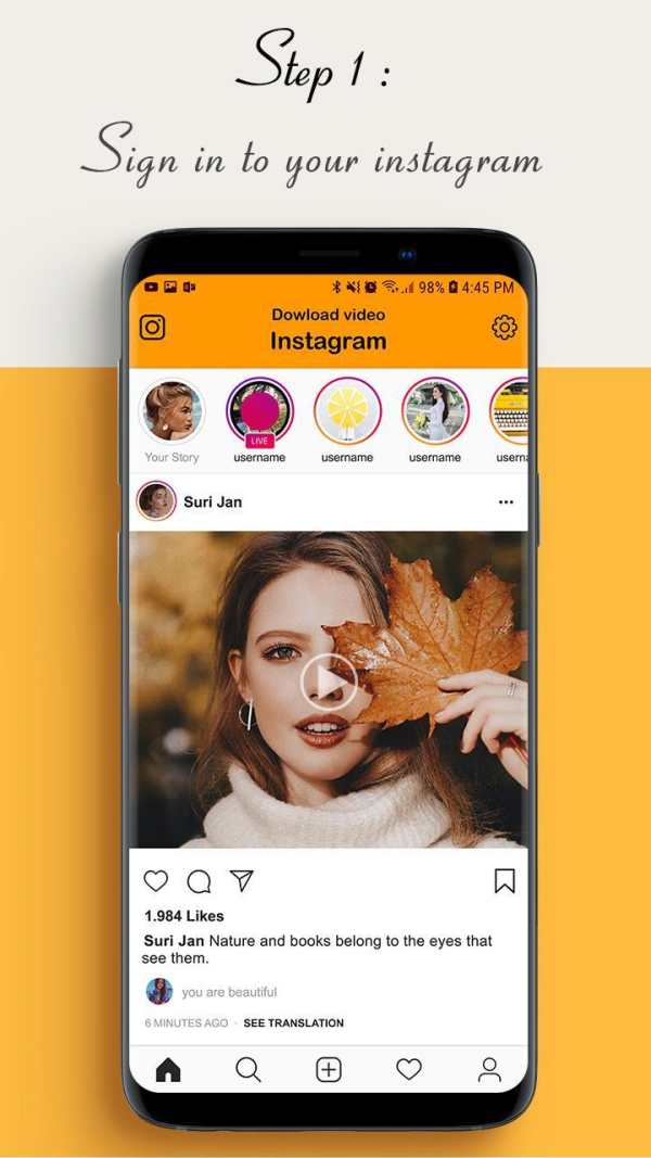 Download video on Instagram screenshot 1
