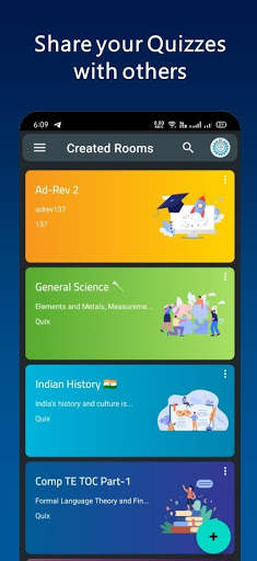 Quix - Create, Join,Share Q-Room & Explore Quizzes screenshot 5