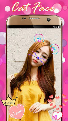 Cat Face Camera Editor screenshot 1