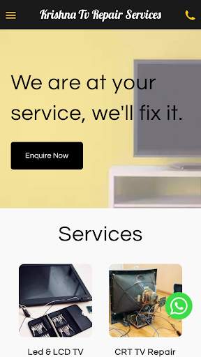 Krishna Tv Repair Services screenshot 2