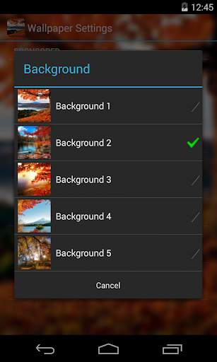 Autumn Live Wallpaper screenshot 4