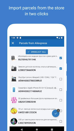 Track your packages - 1Track screenshot 4