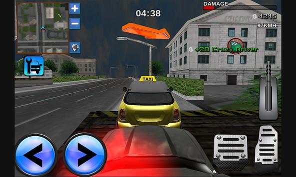 3D City Taxi Driving Mania screenshot 3