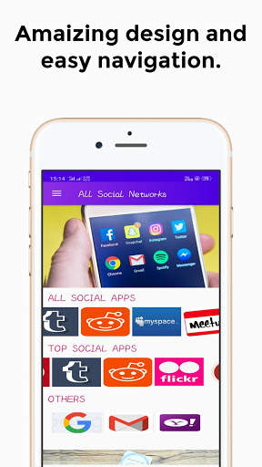All Social Networks - All social media in one app screenshot 2