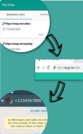 Message to unsaved number & WA link generator screenshot 6
