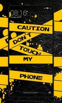 Don't Touch My Phone Wallpaper screenshot 1